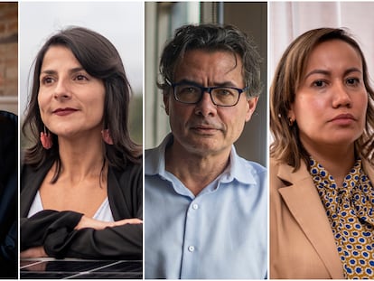 José Antnoio Ocampo, Irene Vélez, Alejandro Gaviria, Carolina Corcho