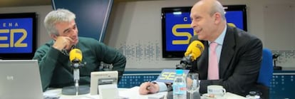 José Ignacio Wert, en su entrevista con Carles Francino en la SER.