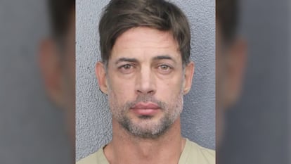 William Levy's mugshot, taken in Weston, Florida, on April 14, 2025.
