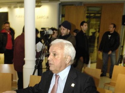 José Luis Baltar, ayer en un acto a favor de los Derechos Humanos.