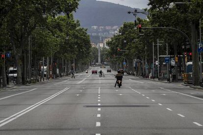 El passeig de Gràcia, a Barcelona.