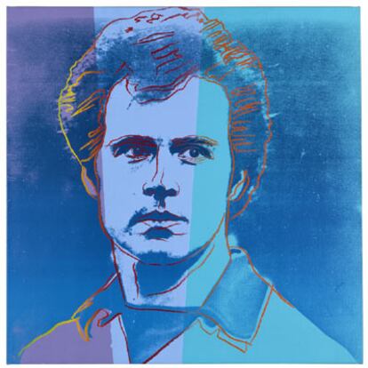 Retrato de Beckenbauer realizado por Andy Warhol en los años setenta.