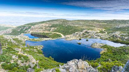 Lagos del parque nacional Serra da Estrela, en Portugal.