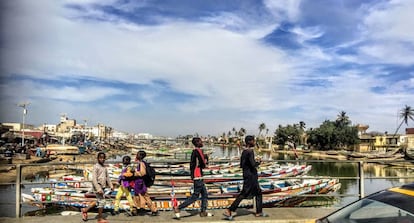 Puente Malick Gaye en Saint Louis (Senegal)