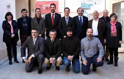 Los orgaizadores de las iniciativas deportivas de Alcalá.