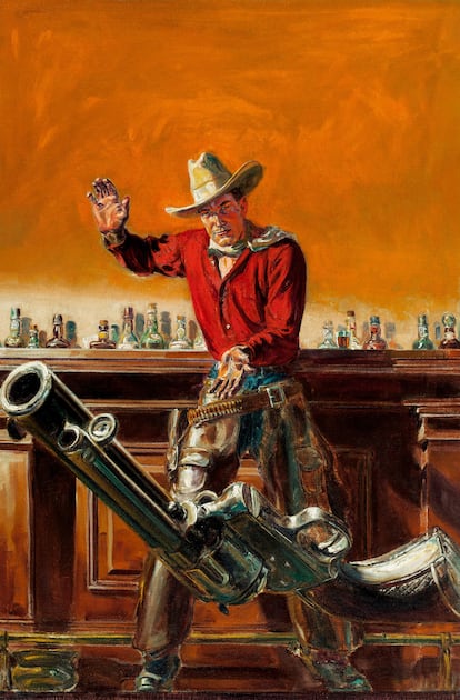 Aquí mi fusil, aquí mi pistola: las 'Men's Adventure Magazines' alimentaban de exceso el inconsciente colectivo del hombre de posguerra.