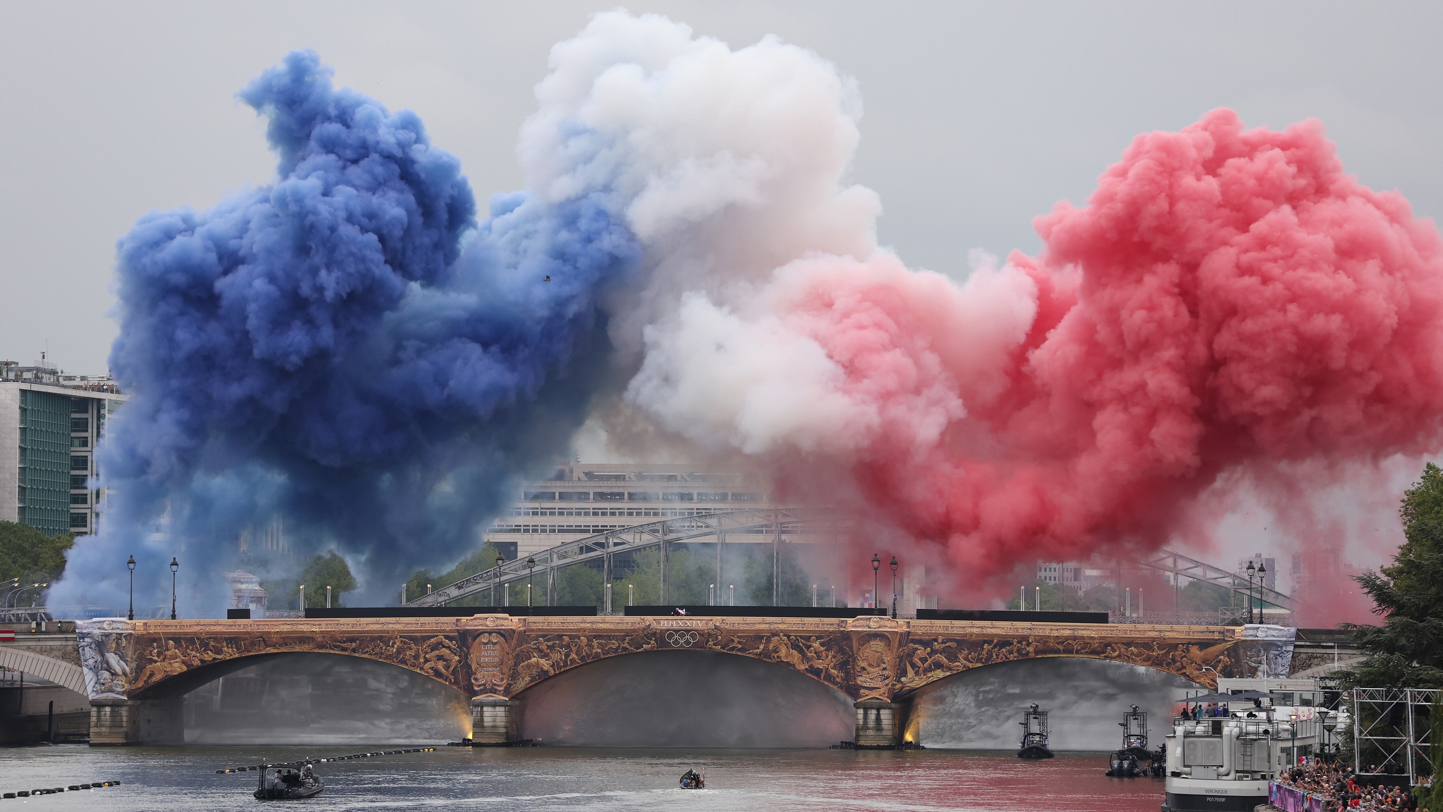 Ceremonia de inauguración de los Juegos Olímpicos de París.