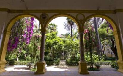 Patio de la Casa Pilatos, en Sevilla.