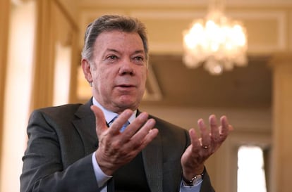 El presidente de Colombia, Juan Manuel Santos.