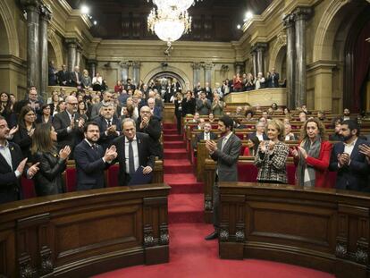 Ple extraordinari aquest dissabte al Parlament de Catalunya.