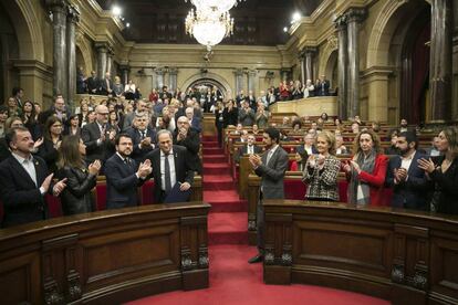 Pleno extraordinario este sábado en el Parlament de Catalunya.