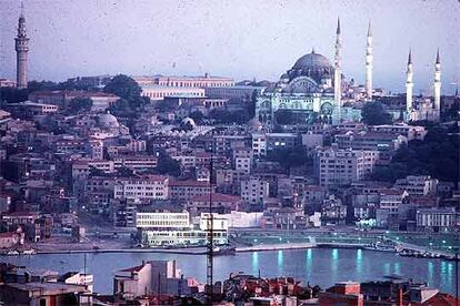 Una vista de Estambul.