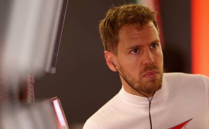 Vettel, este s&aacute;bado en Shanghai.