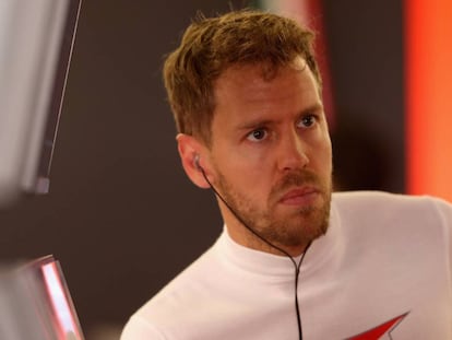 Vettel, este s&aacute;bado en Shanghai.