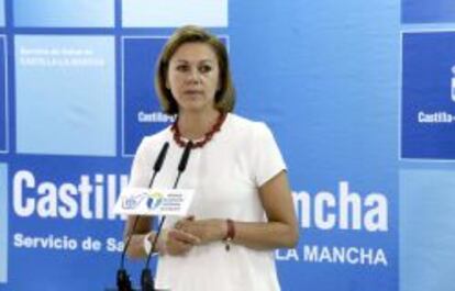 La presidenta de la Junta de Castilla-La Mancha, María Dolores de Cospedal.