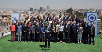 Mariano Rajoy presenta la candidatura del PP por Madrid.