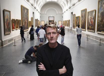 El autor brit&aacute;nico Lee Child, ayer en el Prado. 