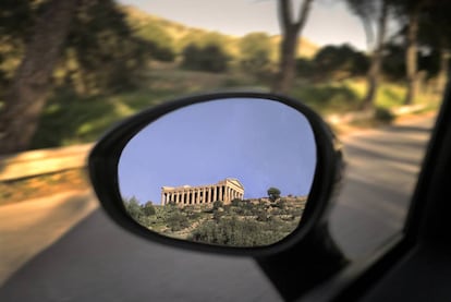 El templo de la Concordia en el valle de Agrigento, en Sicilia.