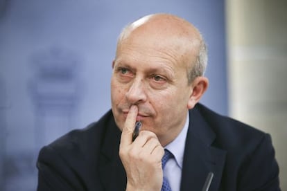 El ministro de Educación, José Ignacio Wert.