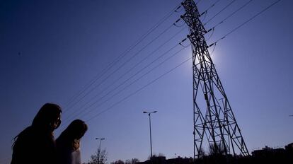 Una torre elèctrica.