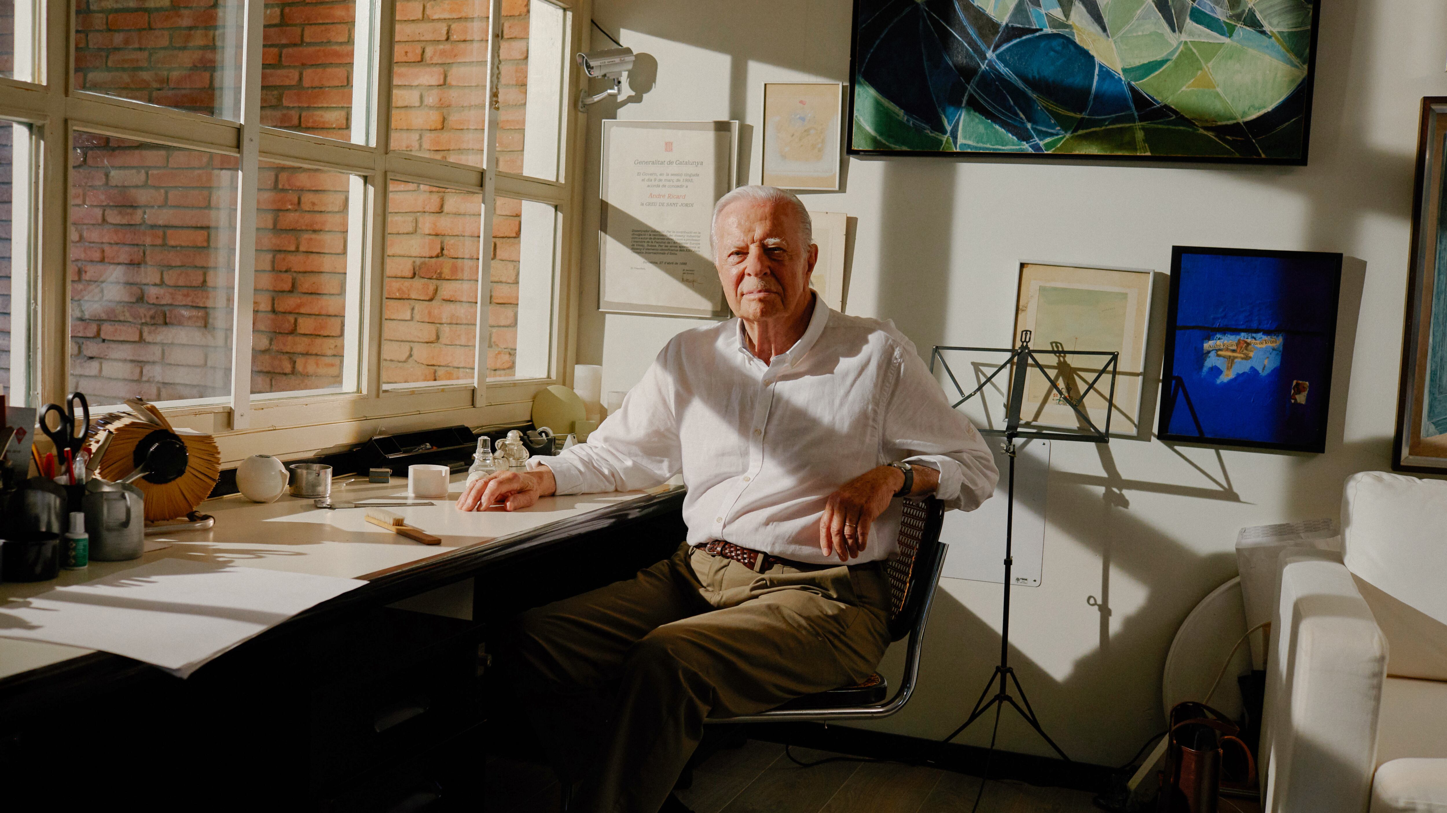 André Ricard, ganador del MDF 25 Award, en su despacho.
