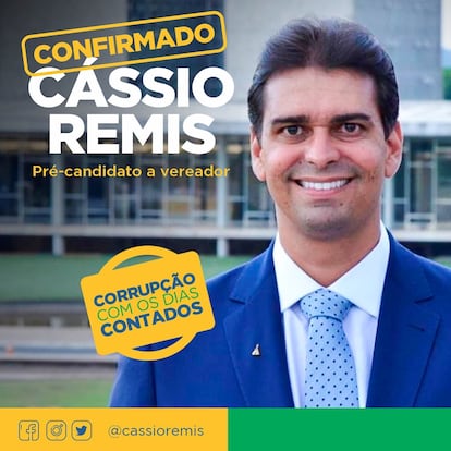 Arte da campanha de Cassio Remis a vereador de Patrocínio-MG.