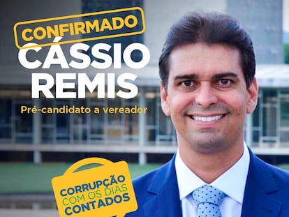 Arte da campanha de Cassio Remis a vereador de Patrocínio-MG.