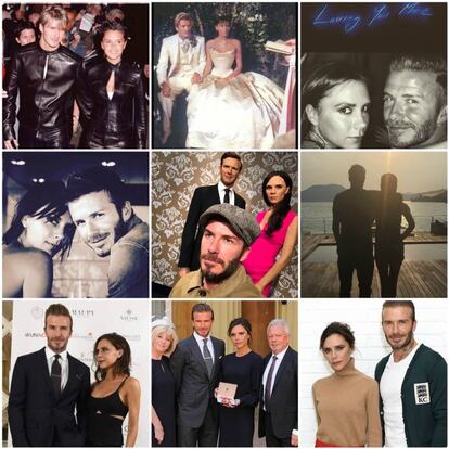 Aunque las estampas familiares son habituales en las redes sociales tanto de Victoria como de David Beckham, no son tantas las veces que comparten fotos de ellos dos solos. Eso sí, siempre lo hacen el día de su aniversario de bodas.