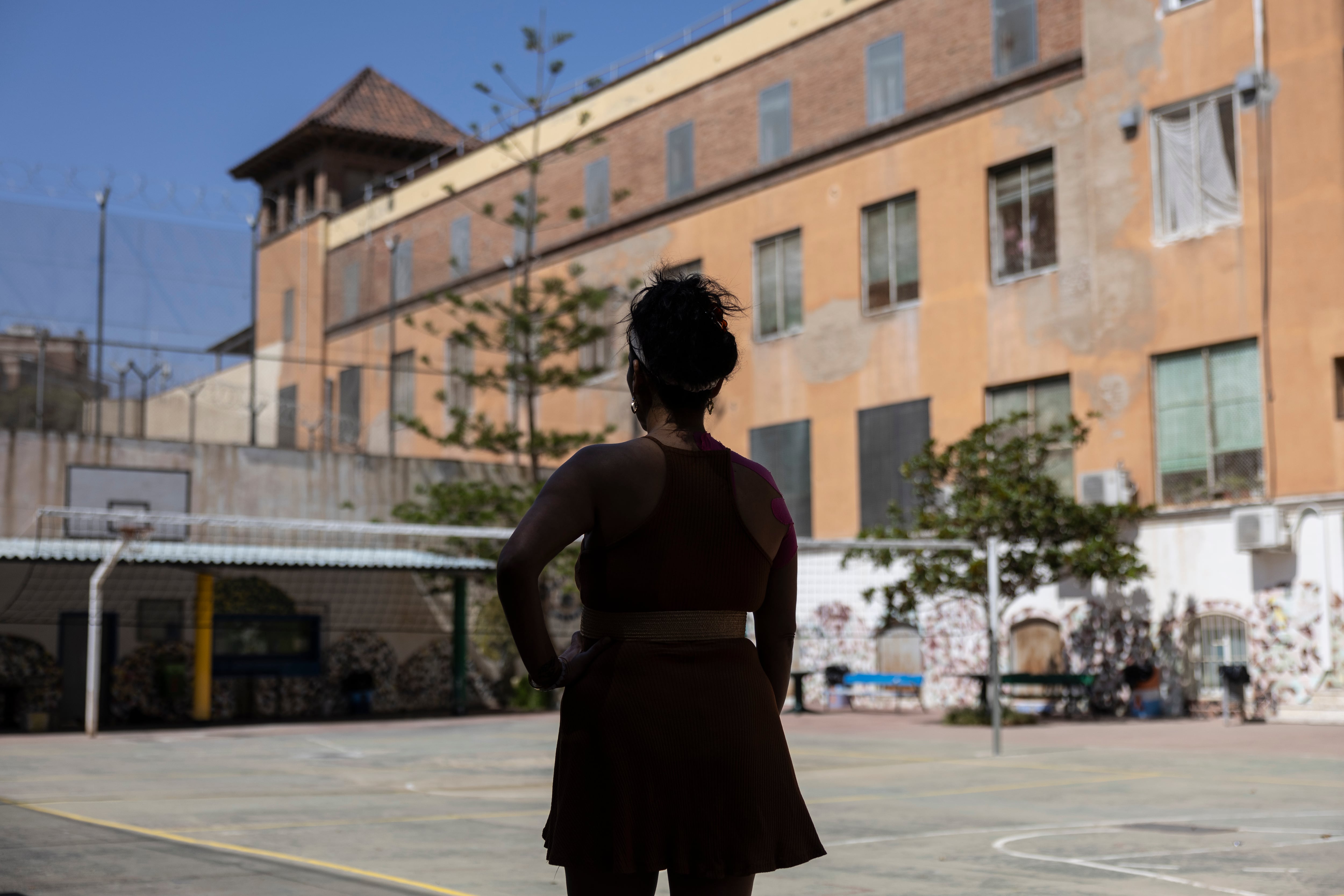 El patio del Centro Penitenciario Femenino de Wad Ras, en una imagen de archivo. 