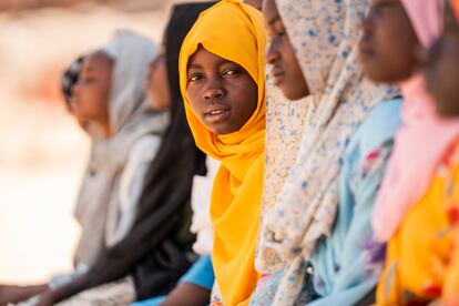 Haifa Mohamed Abdalla, estudiante de secundaria, quiere ser doctora.