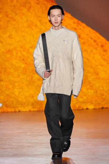 Una imagen del desfile de Jil Sander en Pitti Uomo.