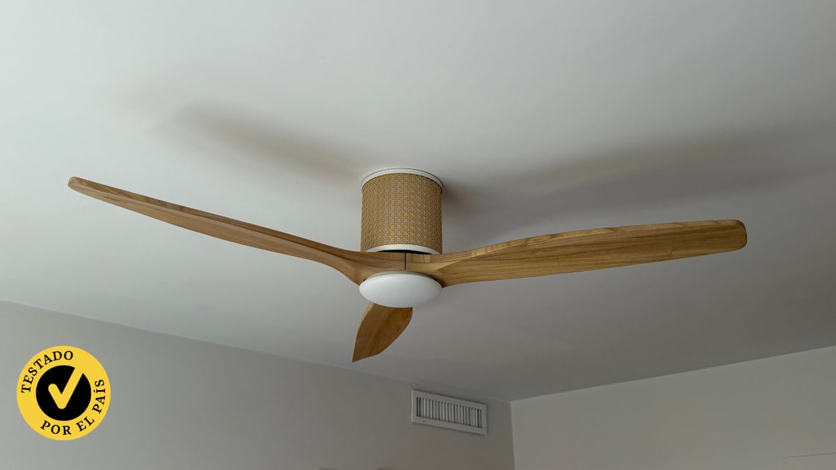 Este ventilador de techo ha conseguido que deje de usar el aire acondicionado para dormir y te cuento por qué