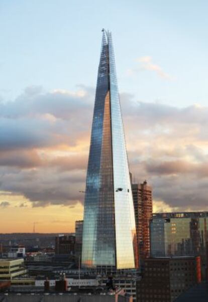 The Shard, colosal torre de Renzo Piano en el centro de Londres.