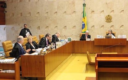 Sessão plenária do STF nesta quarta-feira, sobre as delações da JBS.