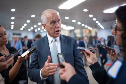 Thom Tillis, senador republicano de Carolina del Norte, en el Capitolio en septiembre del año pasado.