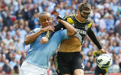 Torres, ante Kompany.