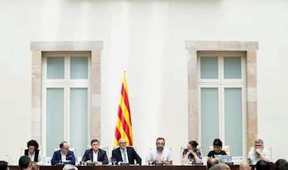 Acto de presentaci&oacute;n de la ley del Refer&eacute;ndum.