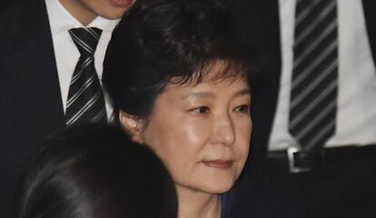 Park Geun-hye, en los juzgados de Seúl.