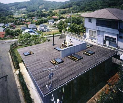 Casa Tejado, en Japón.