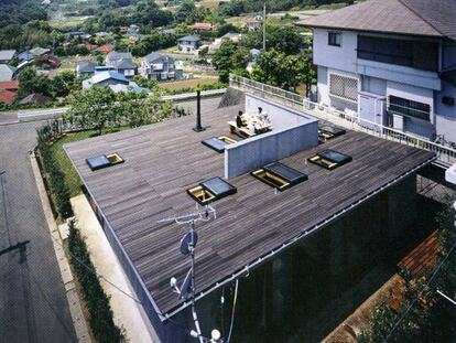 Casa Tejado, en Japón.