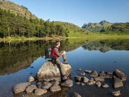 Vista del Blea Tarn, en el Distrito de los Lagos, en Inglaterra. 