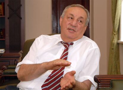 Serguéi Bagapsh, presidente de Abjazia.