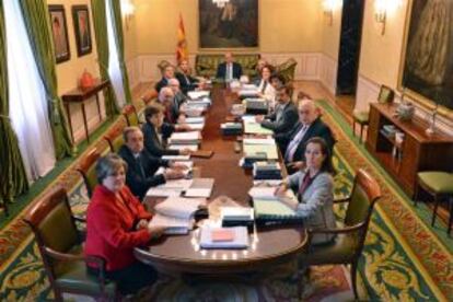 Pleno del Tribunal de Cuentas, en una imagen de 2012 proporcionada por su gabinete de comunicación.