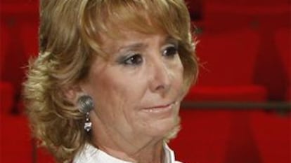 La presidenta de Madrid, Esperanza Aguirre