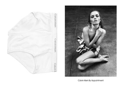 Imagen de la campaña Calvin Klein By Appointment.