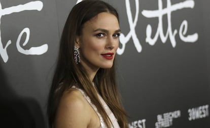 La actriz Keira Knightley en la premiere de 'Colette' el pasado septiembre. 