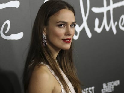 La actriz Keira Knightley en la premiere de 'Colette' el pasado septiembre. 