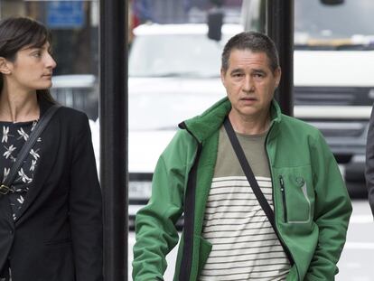 Troitiño, en junio de 2014, a su llegada al Tribunal de Magistrados de Westminster, en Londres.