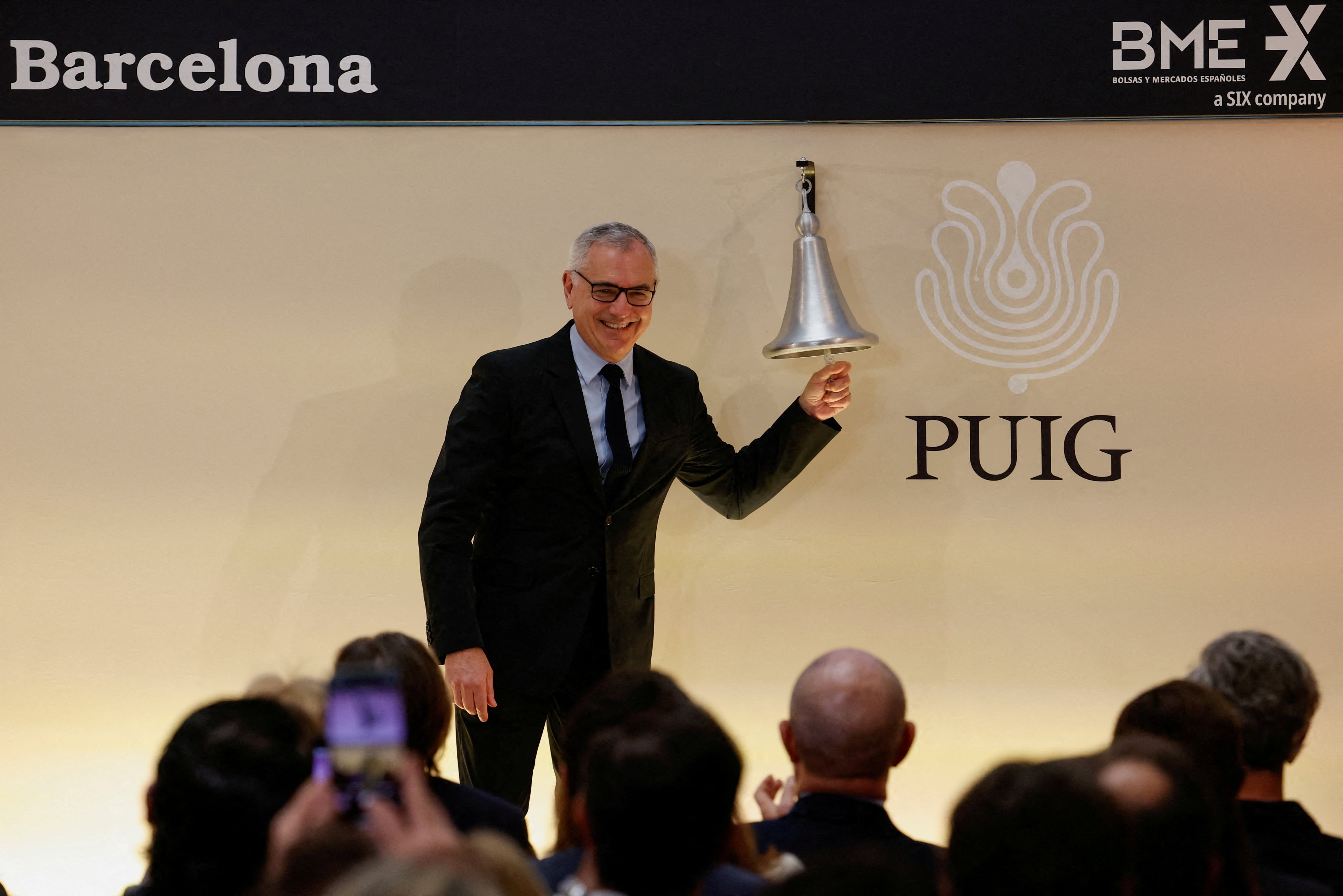 El presidente ejecutivo de Puig, Marc Puig, el día de la salida a Bolsa, el pasado 3 de mayo en Barcelona.