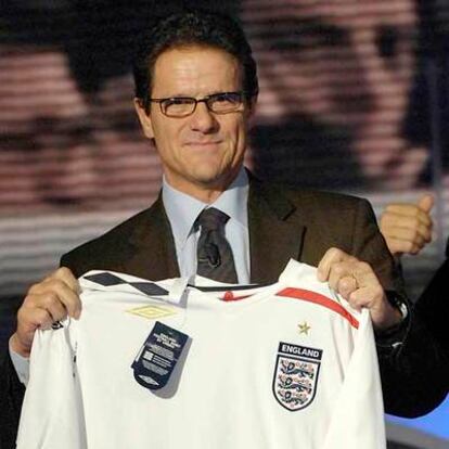 Fabio Capello, tras su contratación como seleccionador de Inglaterra.